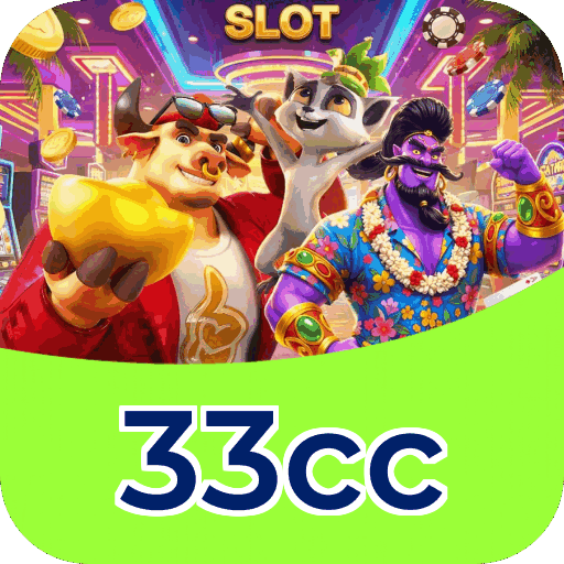 Interface do aplicativo 33cc mostrando jogos disponíveis no iOS e Android
